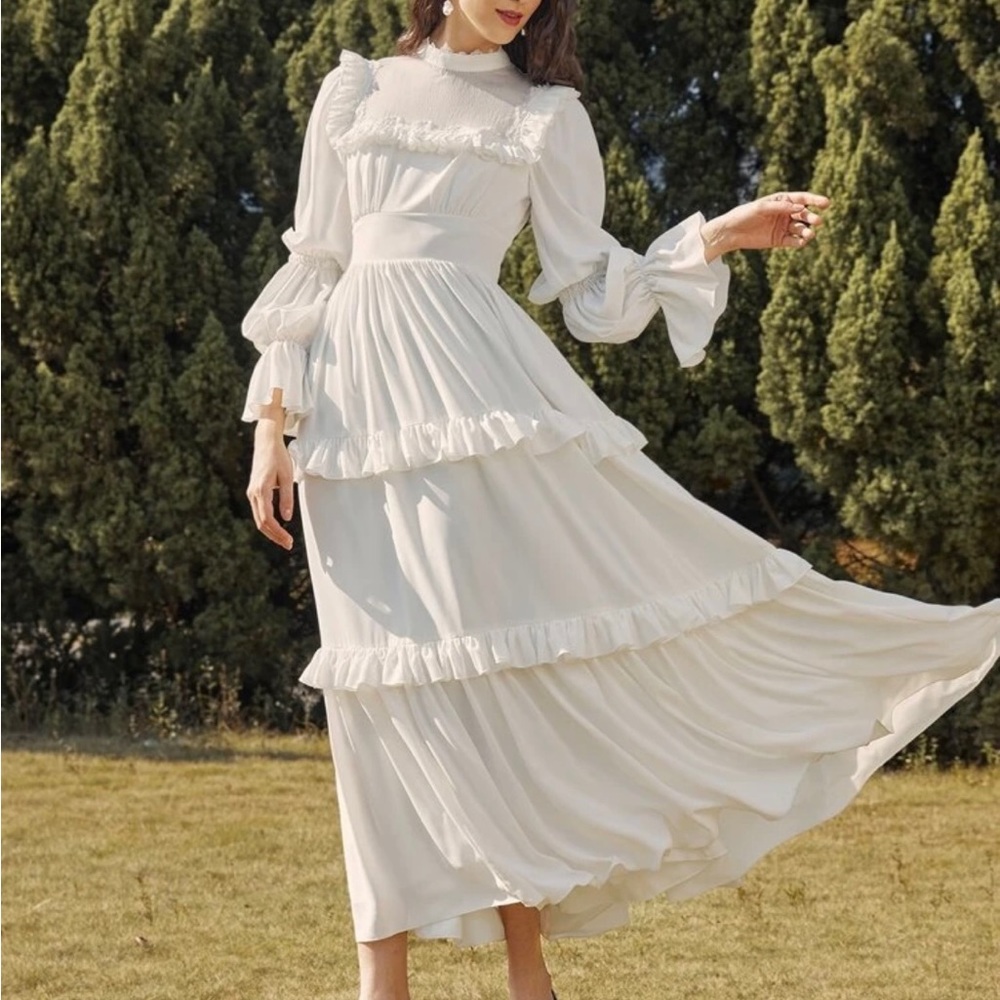 White Victorian dress